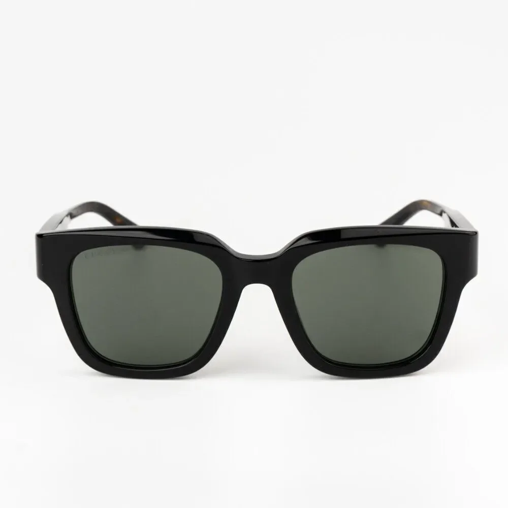 NEW Gucci GG1670SK 001 Black Havana Grey Unisex Square Sunglasses GG 1670SK